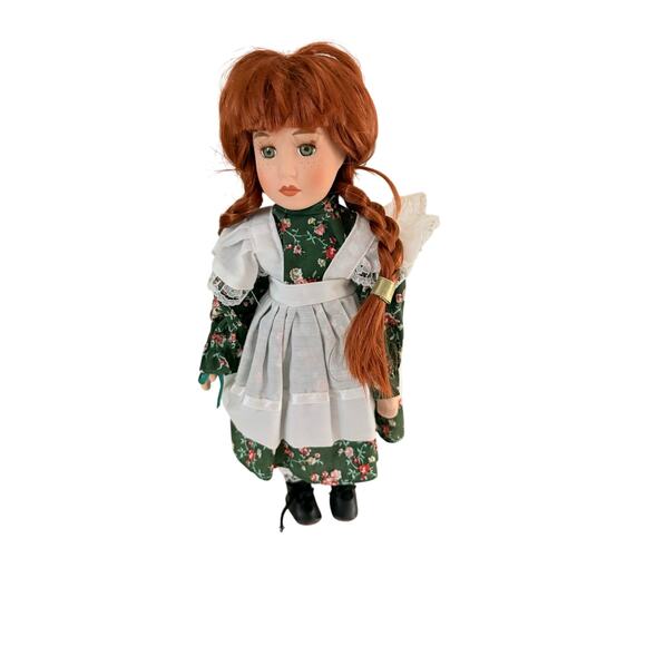 Vintage Anne of Green Gables Porcelain Doll Romero 12” in Box Maple Leaf Toys - Picture 6 of 8
